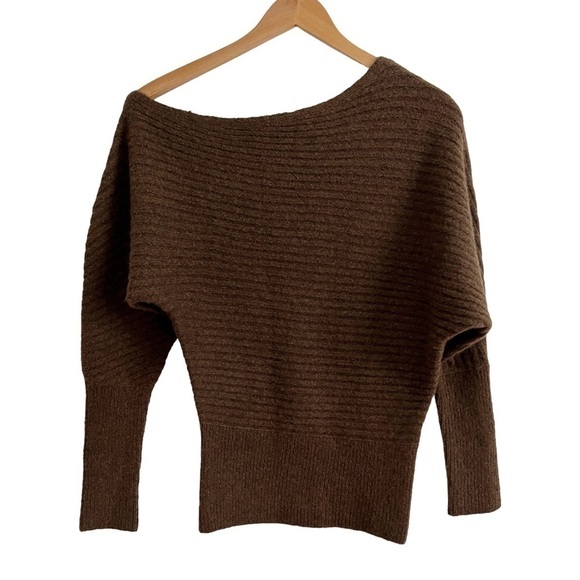 Nwt Banana Republic Finnley Wedge Boatneck Sweater Wool Yak Blend - Picture 5 of 17